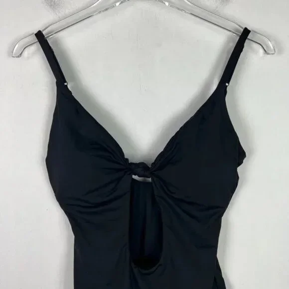 NWT Andie Swim The Santorini One Piece Swimsuit Flat Black Size Large L NEW - Picture 3 of 11